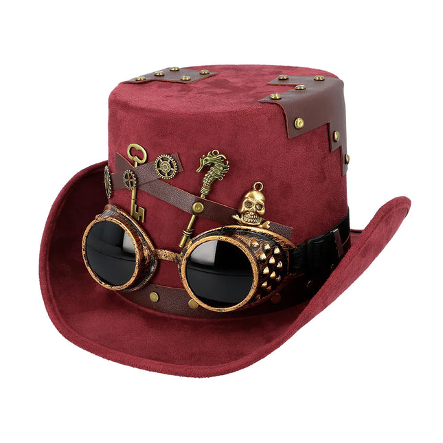 Steampunkowa czapka