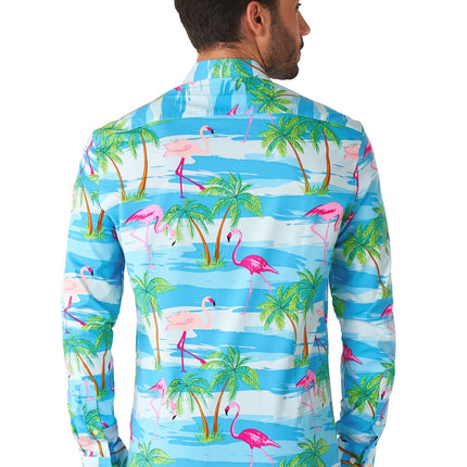 Hawaii Flamingo Shirt Men OppoSuits