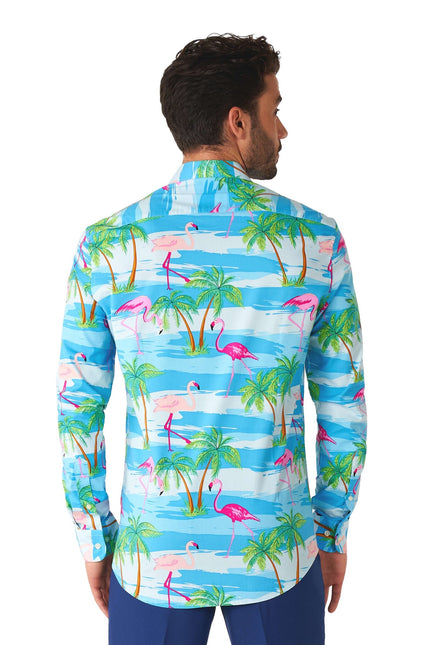 Hawaii Flamingo Shirt Men OppoSuits