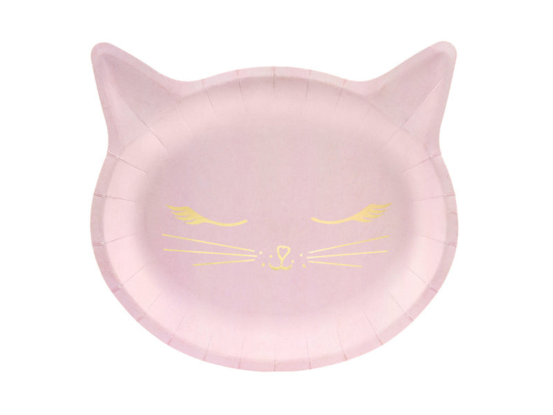 Talerze Cat 22cm 6szt