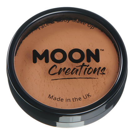 Moon Creations Pro Face Paint Cake Pots Light Brown 36g