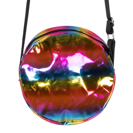 Torba na ramię Holographic Rainbow 20cm