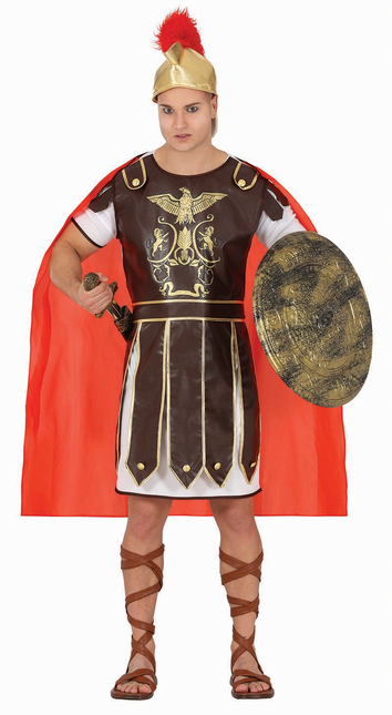 Brązowy męski kostium gladiatora