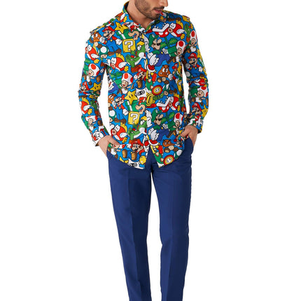 Super Mario Shirt Men OppoSuits