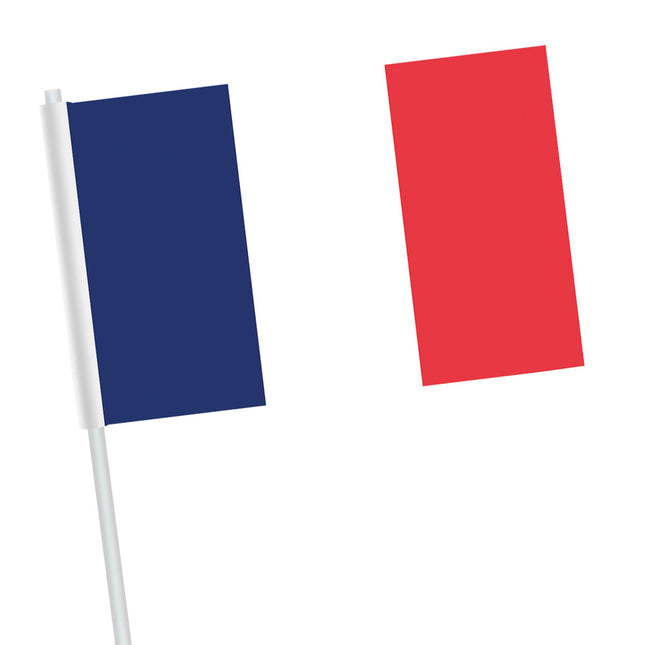 Flaga Francji z falą 16 cm