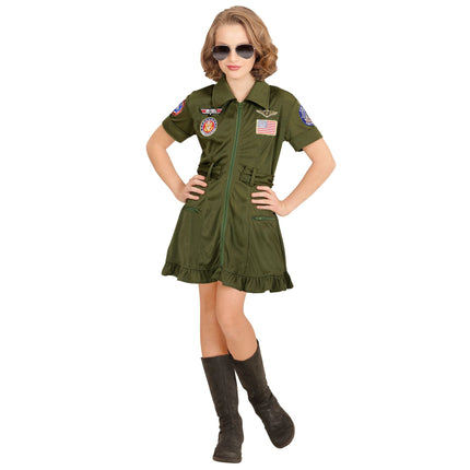 Pilot Dress Green Girl