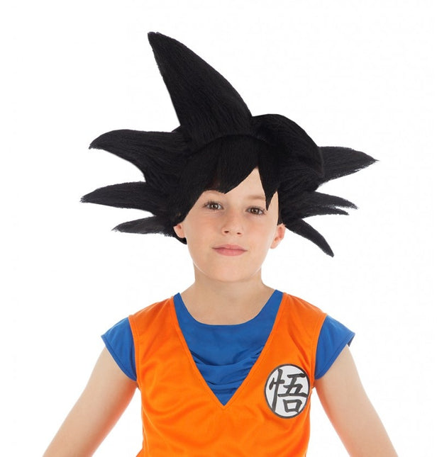 Goku Saiyan Peruka Dziecko Czarny Dziecko Dragon Ball Z