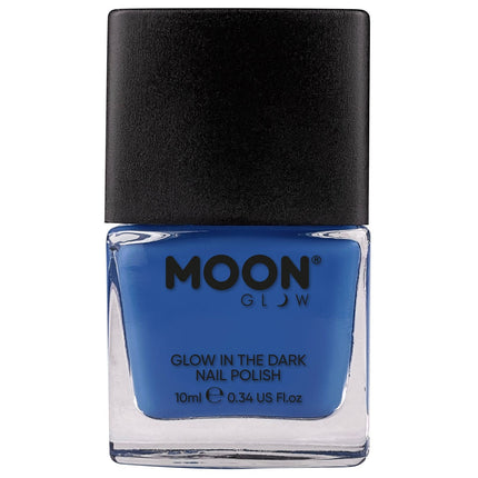 Niebieski lakier do paznokci Moon Glow Glow in the Dark 14ml