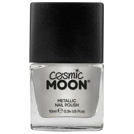 Metaliczny lakier do paznokci Cosmic Moon Silver 14ml