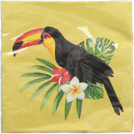 Serwetki Hawaii Toucan 33cm 20szt