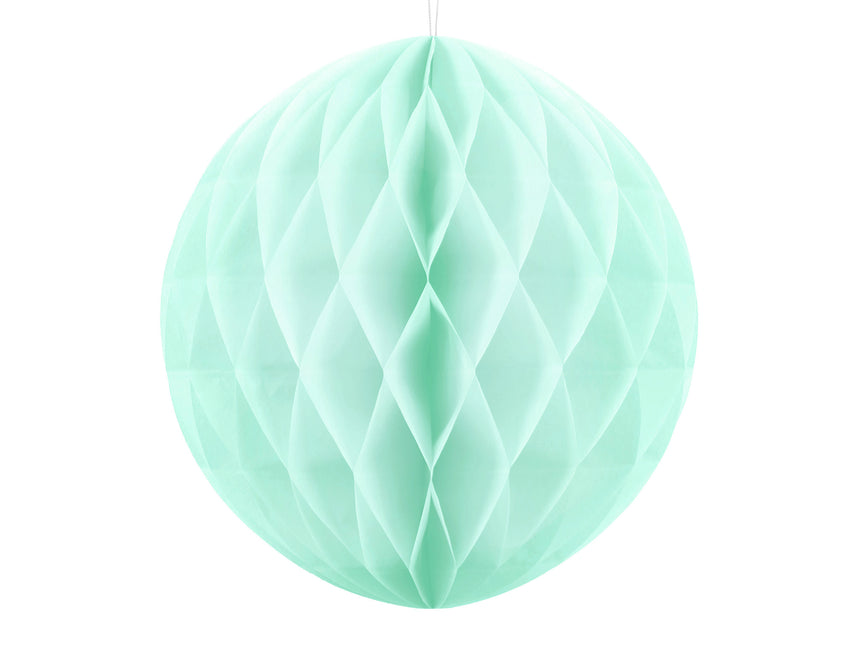 Honeycomb Ball Mint Green 20cm