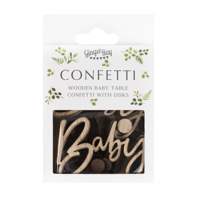 Confetti Baby Wood 18szt