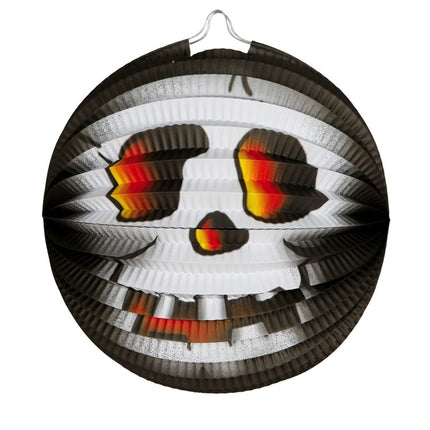 Halloweenowy Lampion Czaszka 26 cm