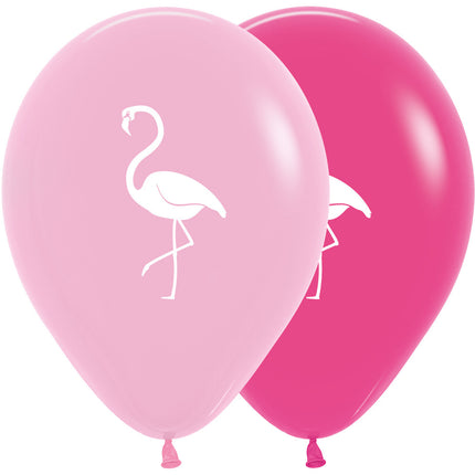 Balony Flamingo Mix 30cm 12szt