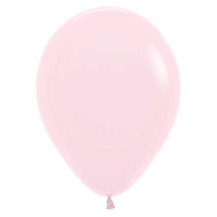 Balony Pastel Matte Pink 23cm 50szt