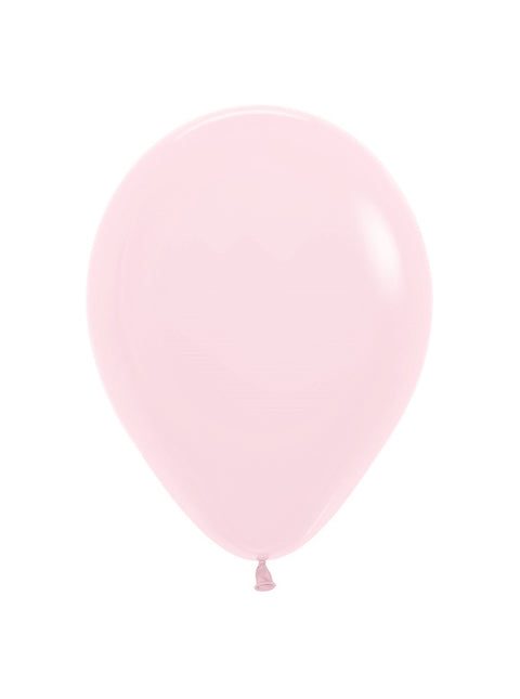 Balony Pastel Matte Pink 23cm 50szt