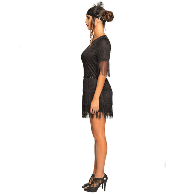 Charleston Dress Ladies Black