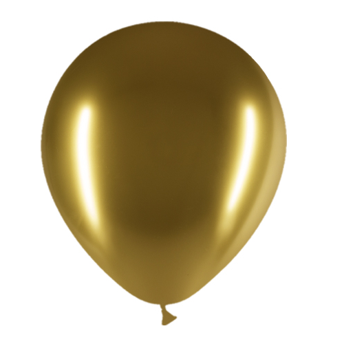 Balony złote chrom 30cm 10szt