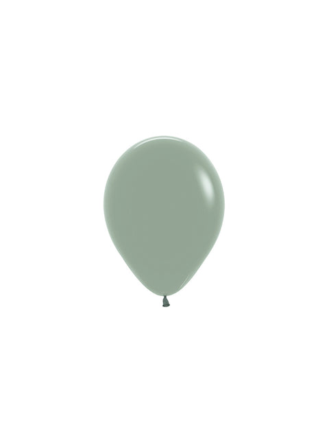 Balony Pastel Dusk Laurel Green 12cm 50szt