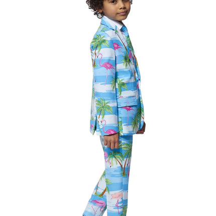 Hawaii Suit Boy Flamingo