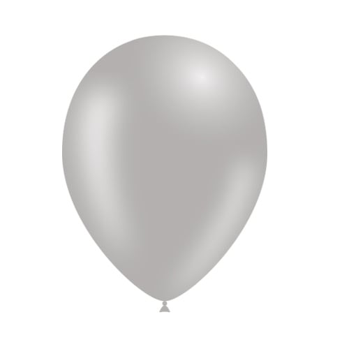 Balony szare 25cm 50szt