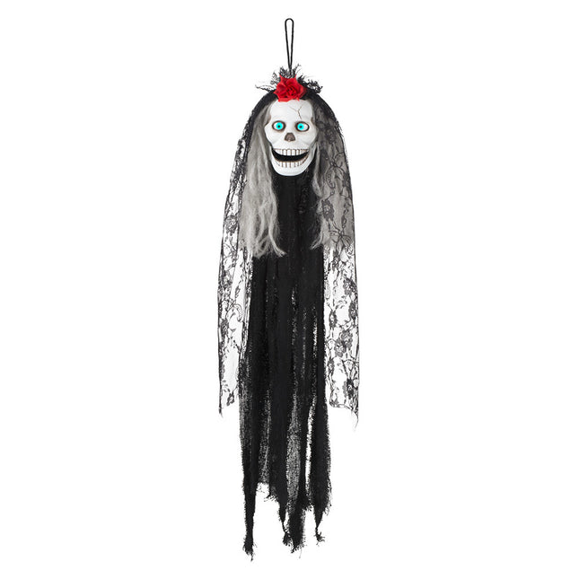 Lalka na Halloween Czaszka Catrina 80 cm