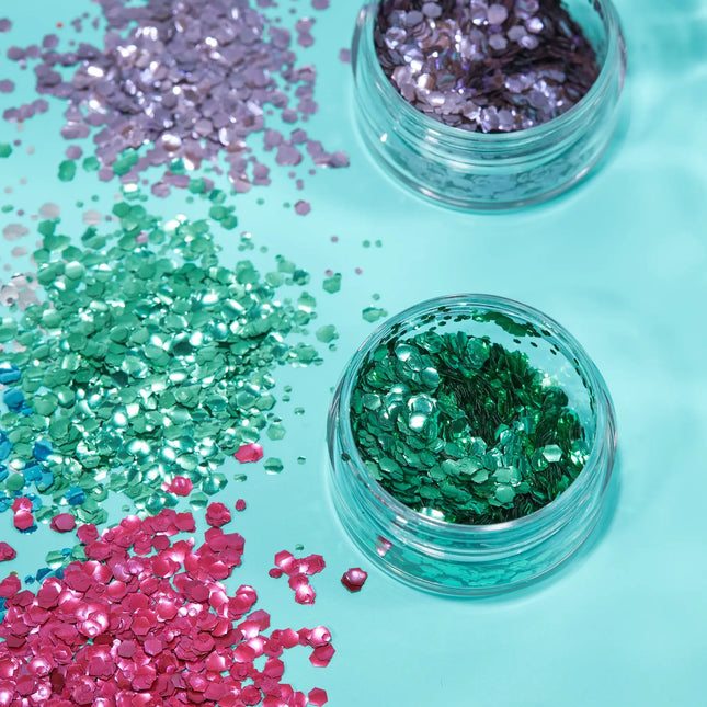 Moon Glitter Bio Chunky Glitter Green 3g