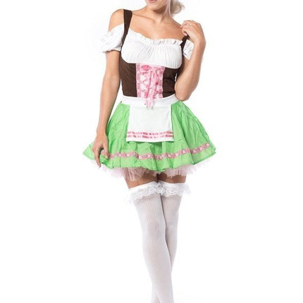 Sukienka Dirndl Oktoberfest jasnozielona