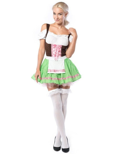 Dirndl Dress Oktoberfest Jasnozielony