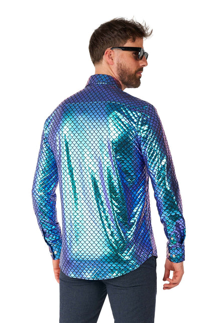 Mermaid Disco Shirt Men OppoSuits