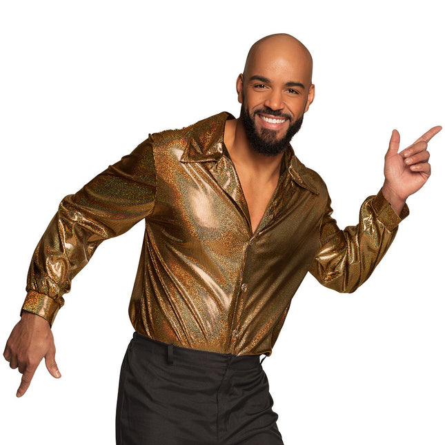 Bluza Disco Gold Men Glitter