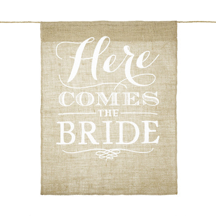 Baner Here Comes The Bride 51cm