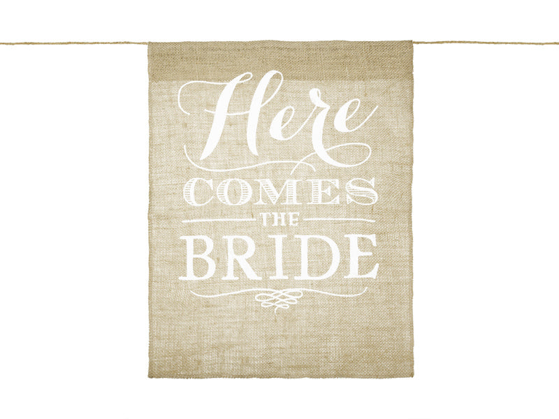 Baner Here Comes The Bride 51cm