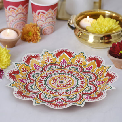 Talerze Diwali 27cm 8szt