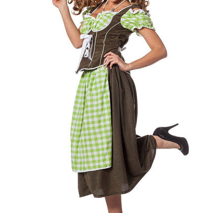 Zielona sukienka Dirndl Oktoberfest Ladies