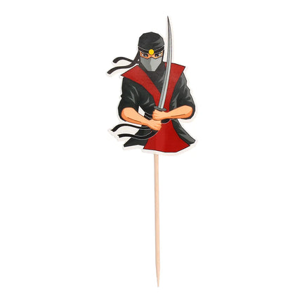 Ninja Cake topper 5 szt.