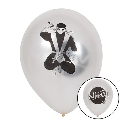 Balony Ninja 25cm 6szt