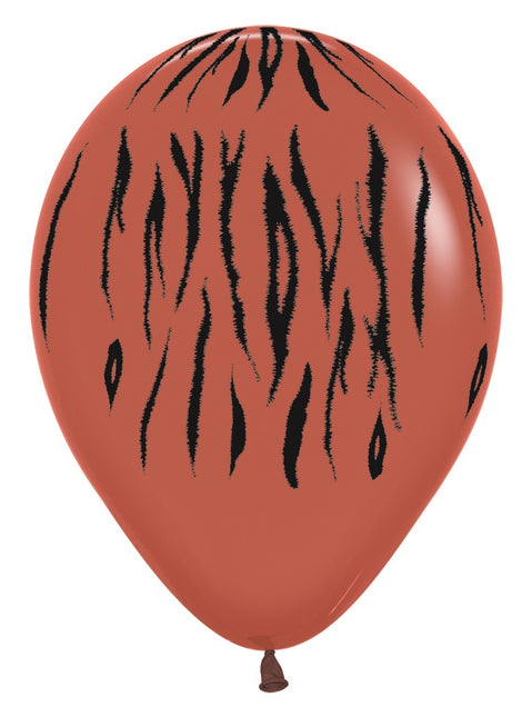 Balony Animal Print Metallic Ink 30cm 25szt