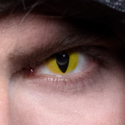 Soczewki kolorowe Creep Yellow Cat's Eye