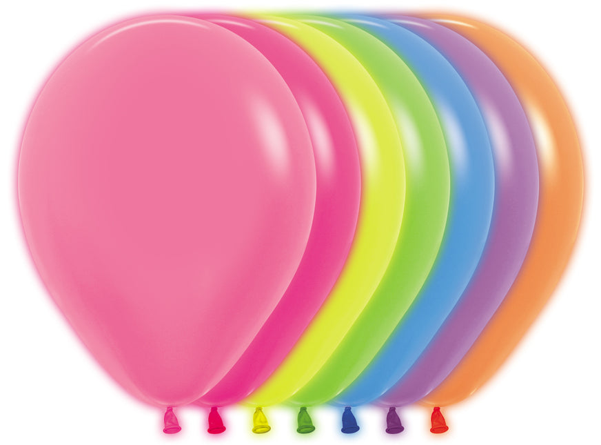 Balony Neon Mix 30cm 12szt