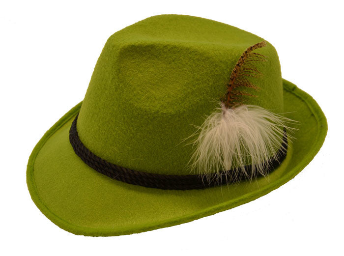 Oktoberfest Tiroler Hat Bavaria Green