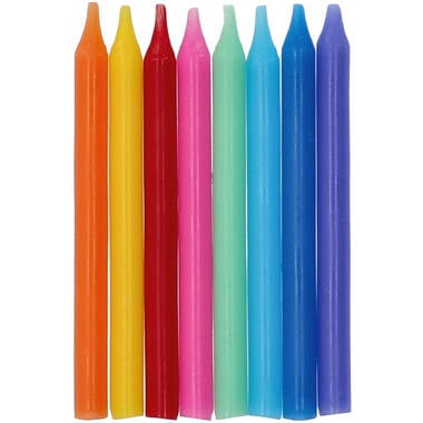 Świeczki Color Pop 6cm 16 sztuk