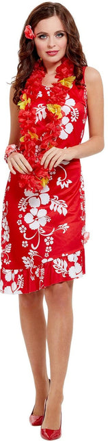 Hawaii Dress Red M