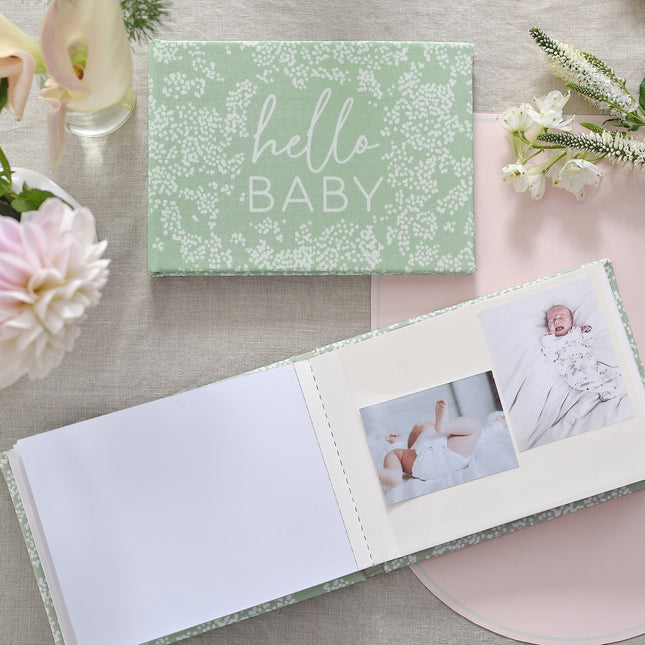 Księga gości Baby Shower Album ze zdjęciami Hello Baby