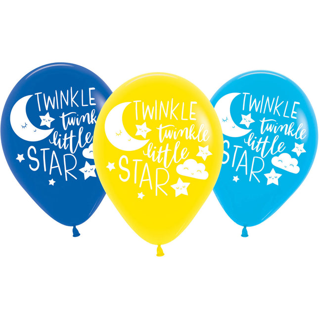 Balony Twinkle Little Star 27,5cm 6szt