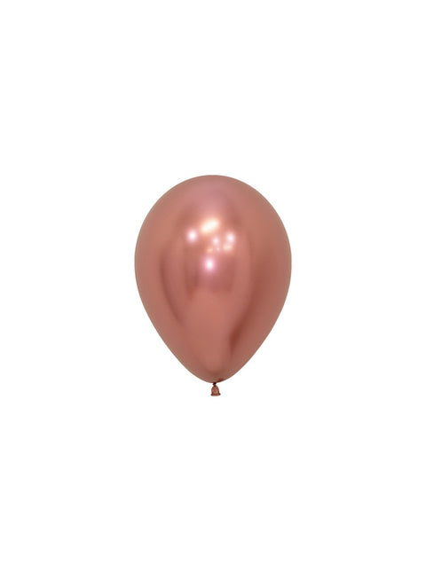 Balony Reflex Rose Gold 12cm 50szt