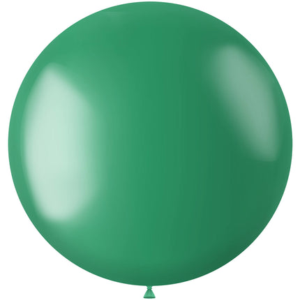 Zielony balon Metallic Regal Green 80cm