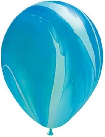 Balony Superagate Blue Rainbow 28cm 25szt