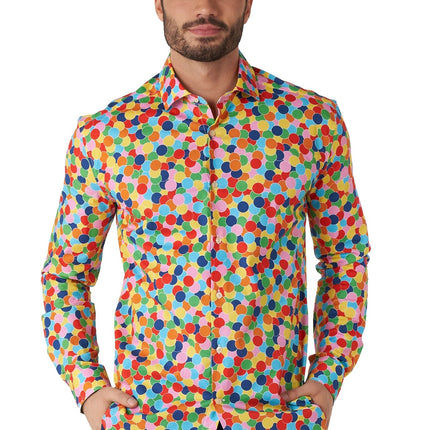 Party Confetti Shirt Men OppoSuits