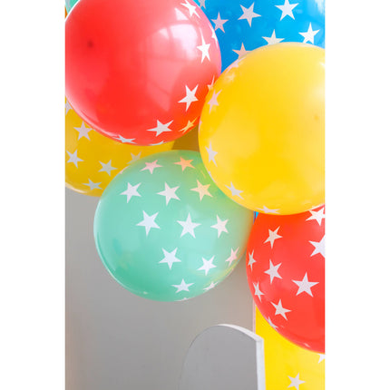 Balony gwiazdki 33cm 6szt